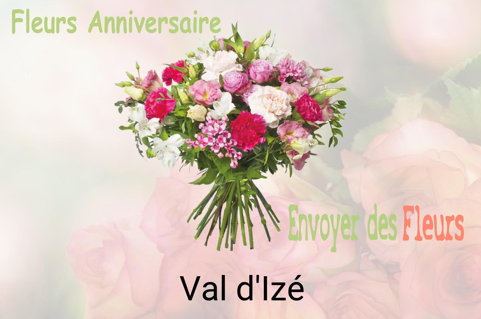 Bouquet de fleurs d’anniversaire livré à Val-d'Izé