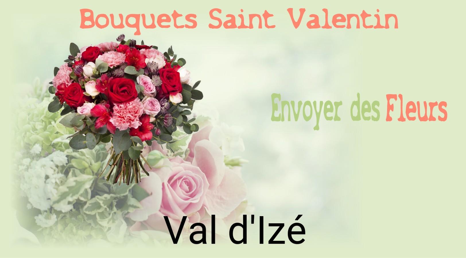 Roses de Saint-Valentin livrées à Val-d'Izé